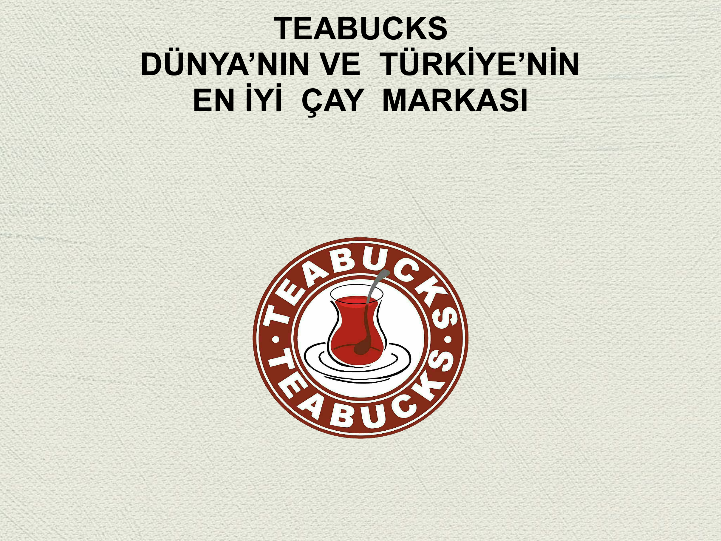 Teabucks sunum kapak